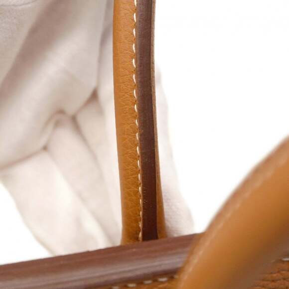 Hermes Birkin 30 handbag, Taurillon Novillo leather, gold, C stamp, women's. - Picture 10 of 13